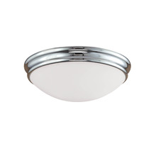 Millennium 5225-CH - 3-Light Flushmount Ceiling Light Chrome