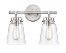 Millennium 4412-BN - Amberose 2-Light Vanity Brushed Nickel