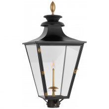 Visual Comfort & Co. Signature Collection RL CHO 7430BLK-CG - Albermarle Gas Post Light