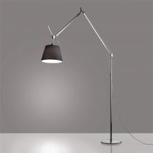 Artemide TLM0109 - TOLOMEO MEGA FLOOR W/12" DIFF BLACK FIBER INC 150W E26 ALUM