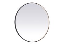 Elegant MRE63036BK - Pier 30x36 inch LED mirror with adjustable color temperature 3000K/4200K/6400K in black