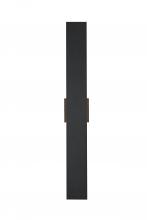 Elegant OD506W34BK - Waylen 4.5 x 34 inch Outdoor Wall Sconce in Black