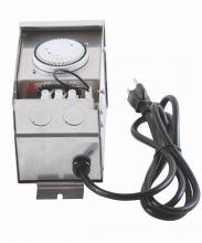 Elegant TF75WST - Low Voltage Landscape Transformer 75w, Stainless Steel, input: 120voutput: 0v-12v-13v-14v-15v