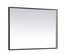 Elegant MRE63040BK - Pier 30x40 inch LED mirror with adjustable color temperature 3000K/4200K/6400K in black