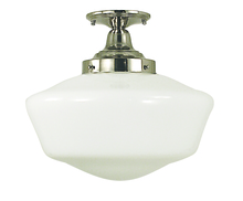 Framburg 2558 AB - 1-Light Antique Brass Taylor Flush / Semi-Flush Mount