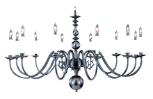 Framburg 9142 MB - 12-Light Mahogany Bronze Jamestown Foyer Chandelier