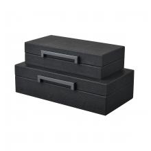 ELK Home S0057-11216/S2 - Grackle Box - Set of 2 Black