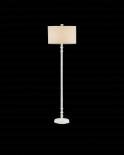 Currey 8000-0106 - Gallo White Floor Lamp