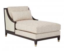 Currey 7000-0442 - Evie Walnut Chaise, Fava Rosada