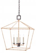 Currey 9000-0872 - Denison Medium Natural Lantern