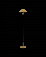 Currey 8000-0050 - Maarla Brass Floor Lamp