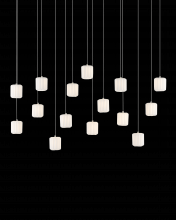 Currey 9000-0713 - Dove 15-Light Linear Multi-Drop Pendant