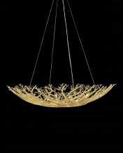 Currey 9000-0780 - Sea Fan Gold Bowl Chandelier