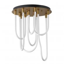 ET2 E24987-NAB - Soleil-Flush Mount Chandelier